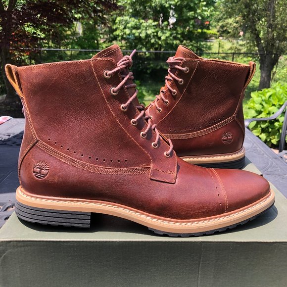 Timberland West Haven Side Zip Boots in Brown Size - Picture 5 of 13